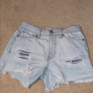 Size 5 Mudd Light Wash Denim Lightly worn shorts